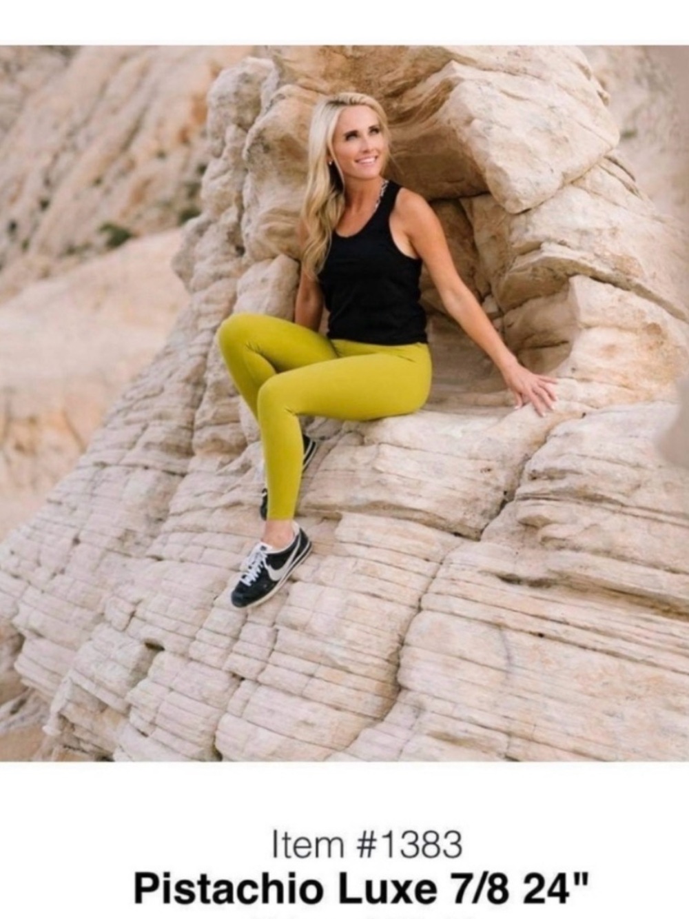Zyia Pistachio Luxe 7/8 Leggings